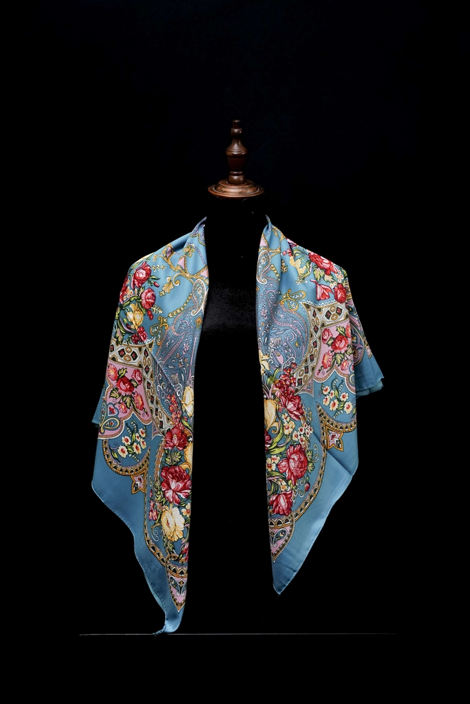 khăn quàng cổ silk V1100