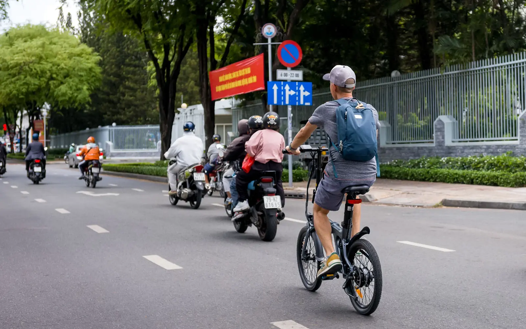 xe đạp trợ lực điện giúp giảm lượng khí thải CO2