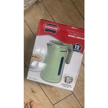 ẤM SIÊU TỐC INOX 2 LỚP 1.8L SUNHOUSE SHD1351 - Bình siêu tốc Sunhouse