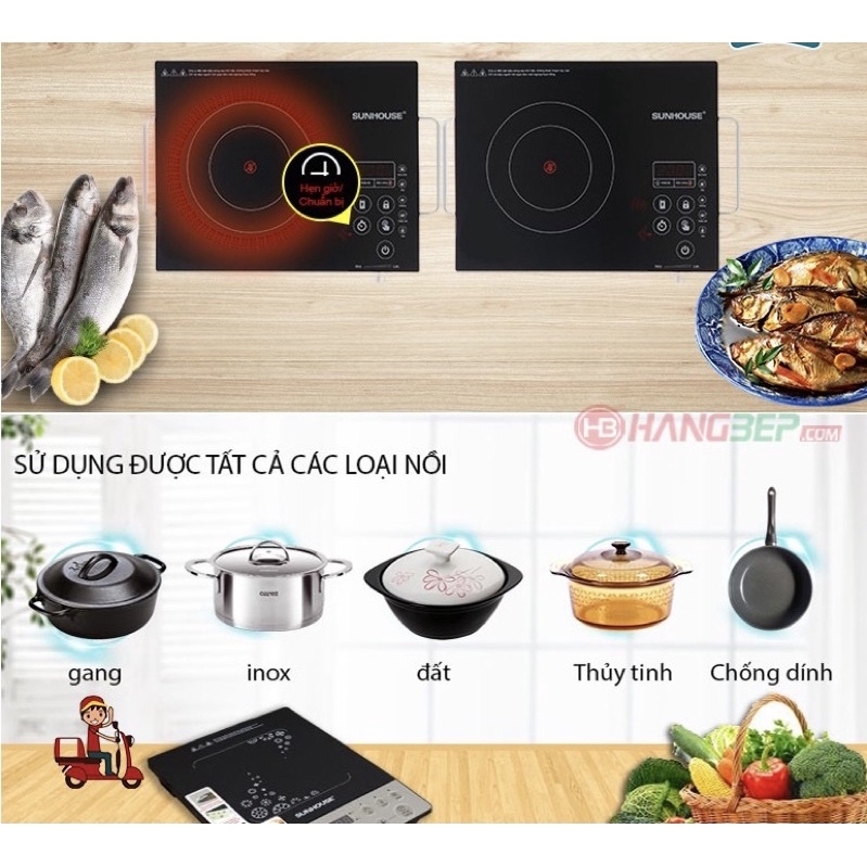 Bếp Hồng ngoại cảm ứng cao cấp Khaluck home KL-288 (đen)
