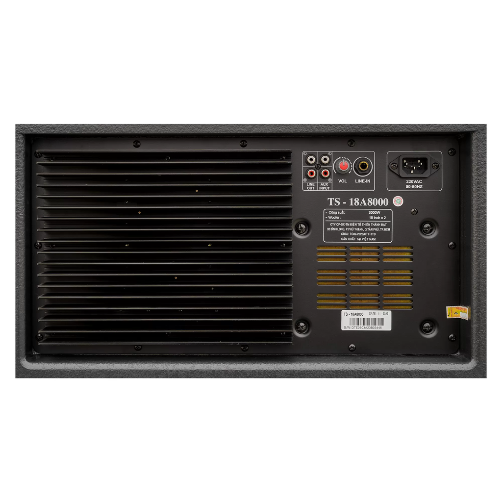Loa kéo Dalton TS-18A8000, Loa Công suất lớn 3000W, kèm 2 micro - Hàng Chính Hãng