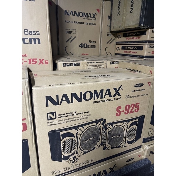 LOA nghe nhạc NANOMAX S-925 ( BASS 25cm/ 450w )