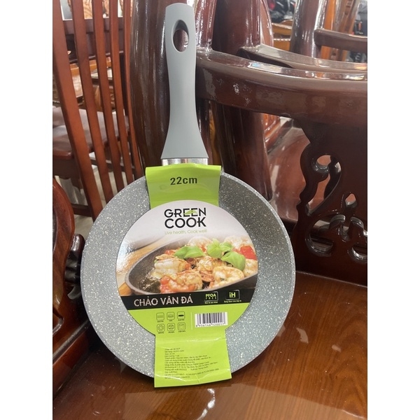 chảo chống dính Vân đá Greencook