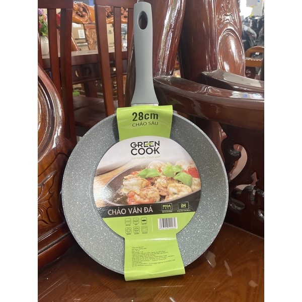 chảo chống dính Vân đá Greencook