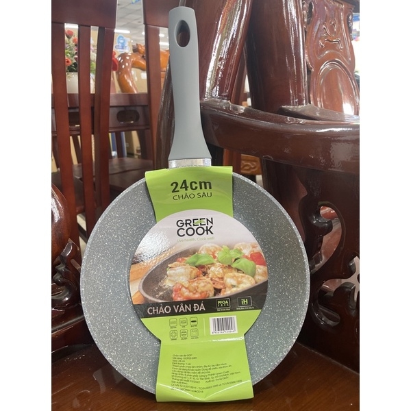 chảo chống dính Vân đá Greencook