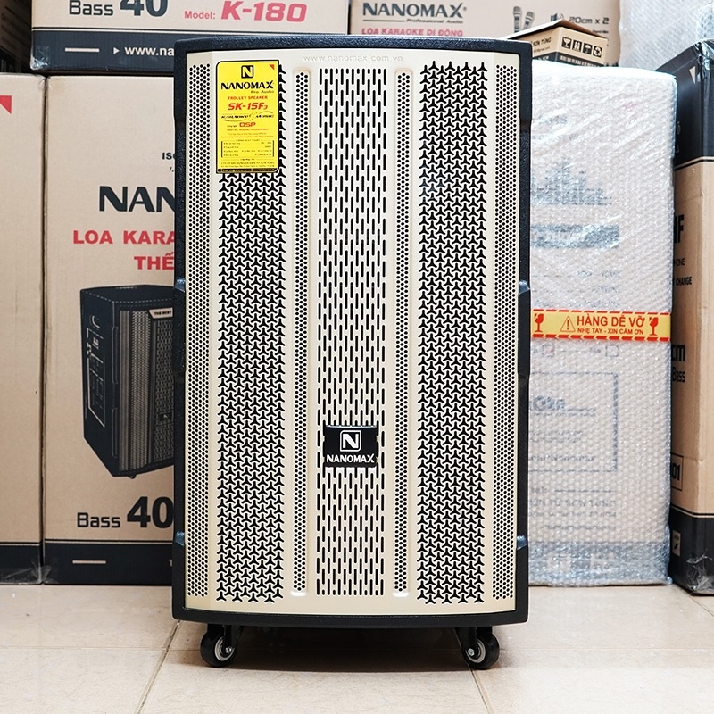 Loa Kéo Công Suất Lớn Nanomax SK-15F3 Bass 4 Tấc 40cm Công Suất 680w Karaoke Bluetooth