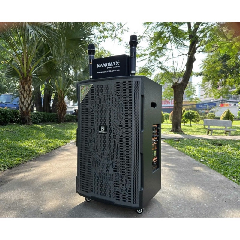 Loa Nanomax GT 2024 ( đen) bass 50 cm, 820w Karaoke Bluetooth