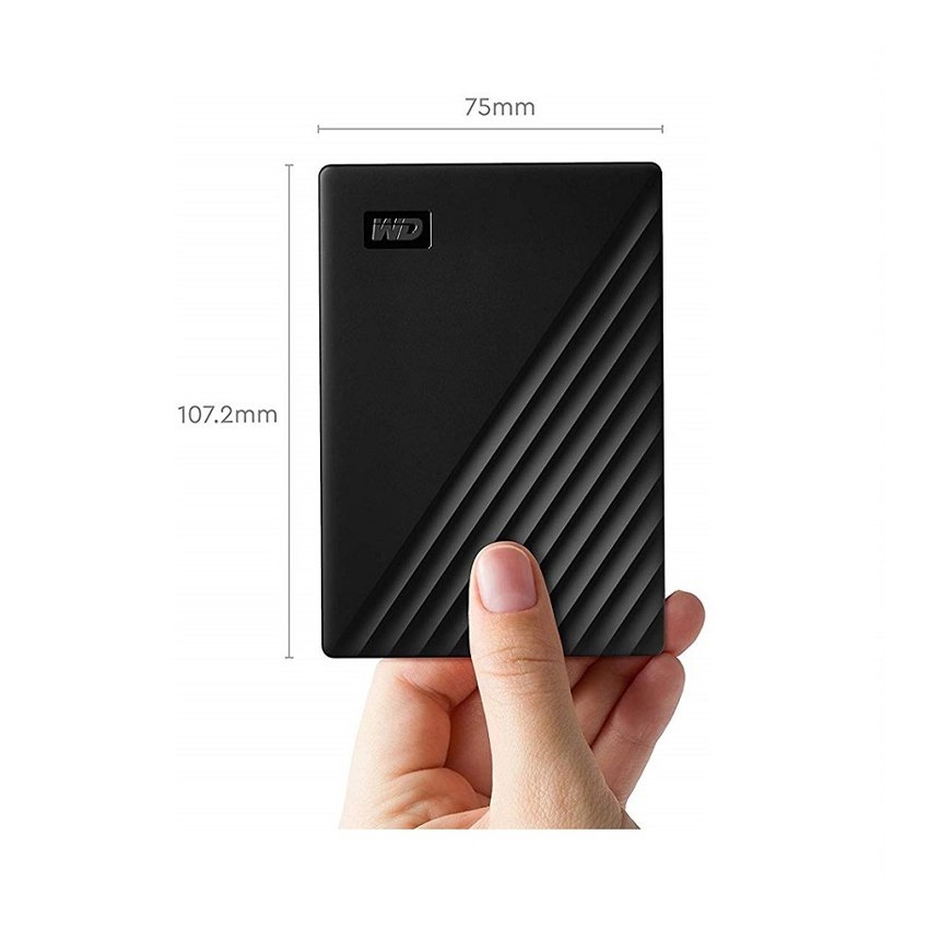 Ổ CỨNG DI ĐỘNG WD MY PASSPORT 1TB 2.5 INCH USB 3.0 ĐEN - WDBYVG0010BBK-WESN
