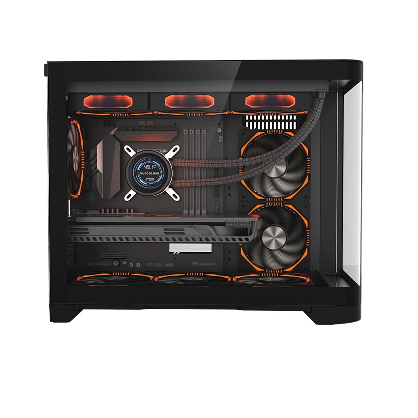 VỎ CASE MIK FOCALORS M BLACK (MATX/MID TOWER/ MÀU ĐEN)