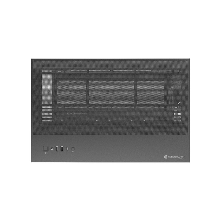 Vỏ case ANTEC C8 Wood (e-ATX/Màu đen mặt gỗ)