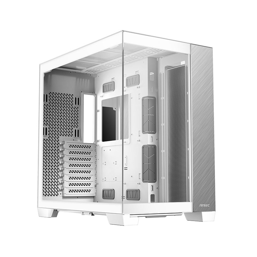 Vỏ case ANTEC C8 Aluminum (e-ATX/Màu trắng mặt nhôm)