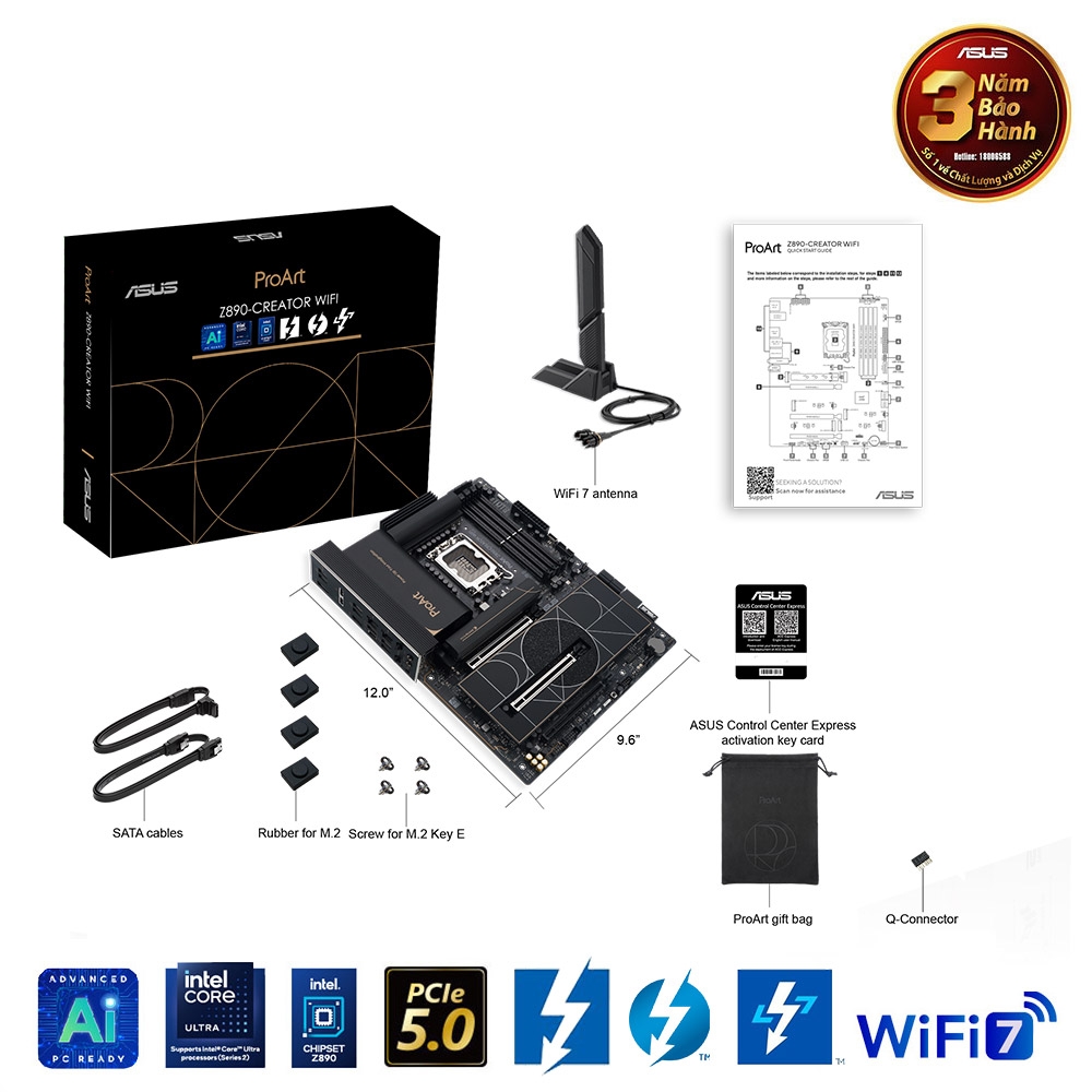 Mainboard ASUS ProArt Z890-CREATOR WIFI DDR5