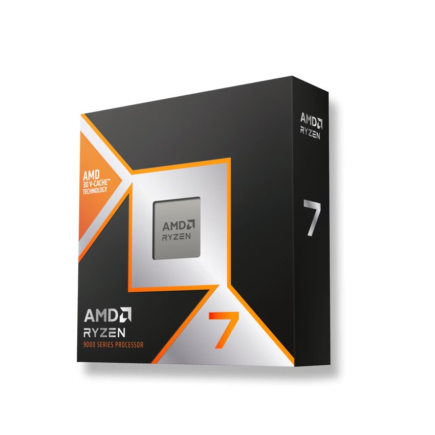 CPU AMD Ryzen 7 9800X3D (4.7 GHz Upto 5.2GHz / 104MB / 8 Cores, 16 Threads / 105W / Socket AM5)