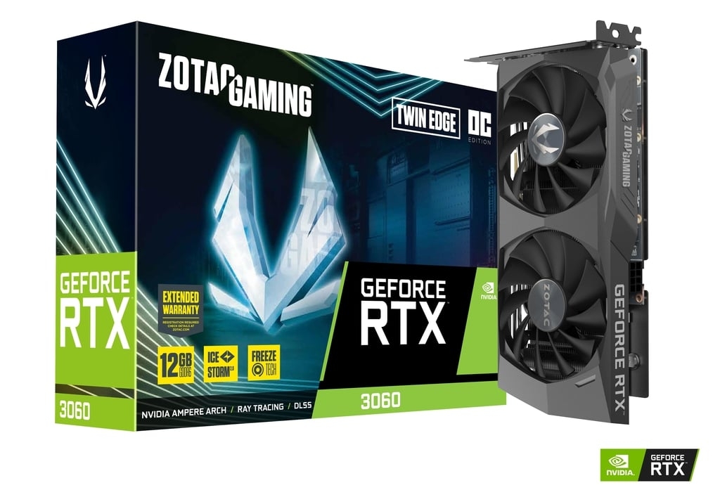 Card Màn Hình ZOTAC GAMING GeForce RTX 3060 Twin Edge 12G