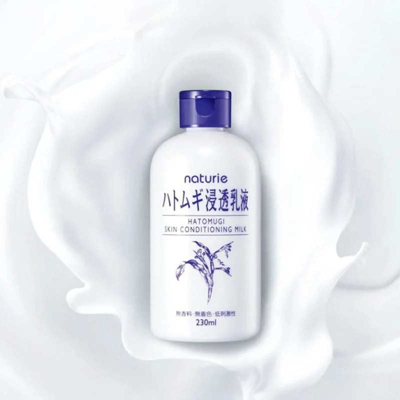 Sữa Dưỡng Ẩm Cân Bằng Da Mịn Màng Chiết Xuất Hạt Ý Dĩ Naturie Hatomugi Skin Conditioning Milk