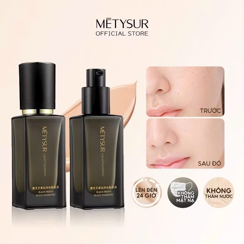 Kem Nền Phân Tử Nước Kiềm Dầu Lâu Trôi  Metysur Liquid Foundation Long-lasting Makeup