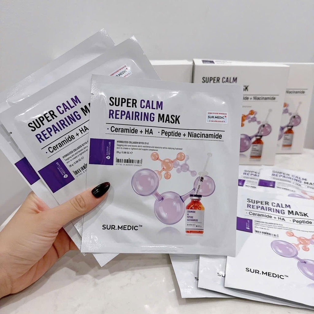Mặt Nạ Phục Hồi, Làm Dịu Da Cấp Tốc Sur.Medic+ Super Calm Repairing Mask