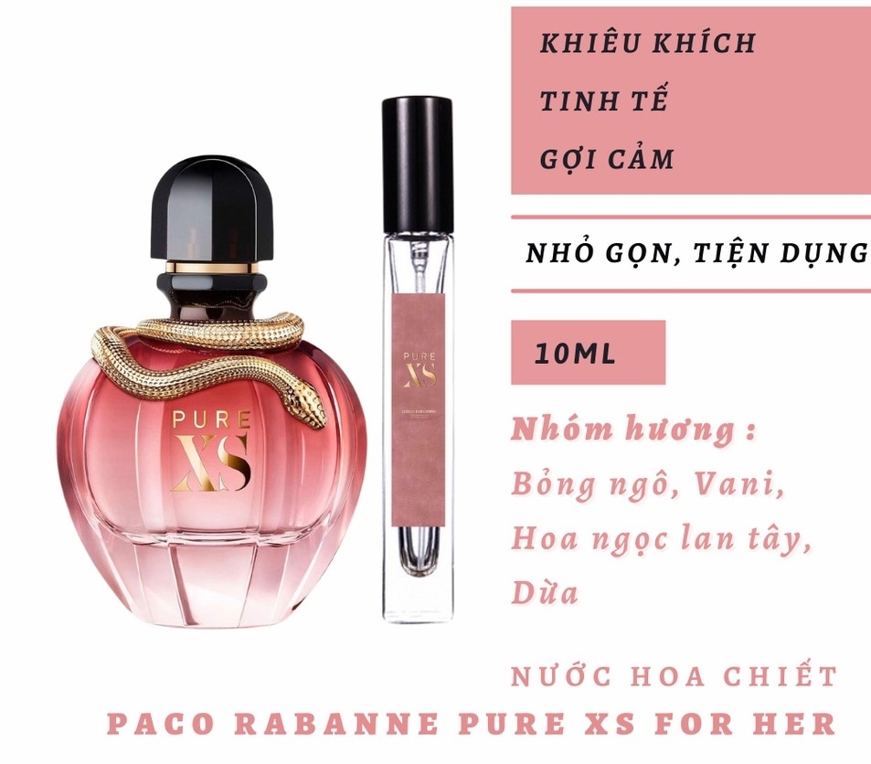 Nước Hoa Nữ Paco Rabanne Pure XS For Women EDP