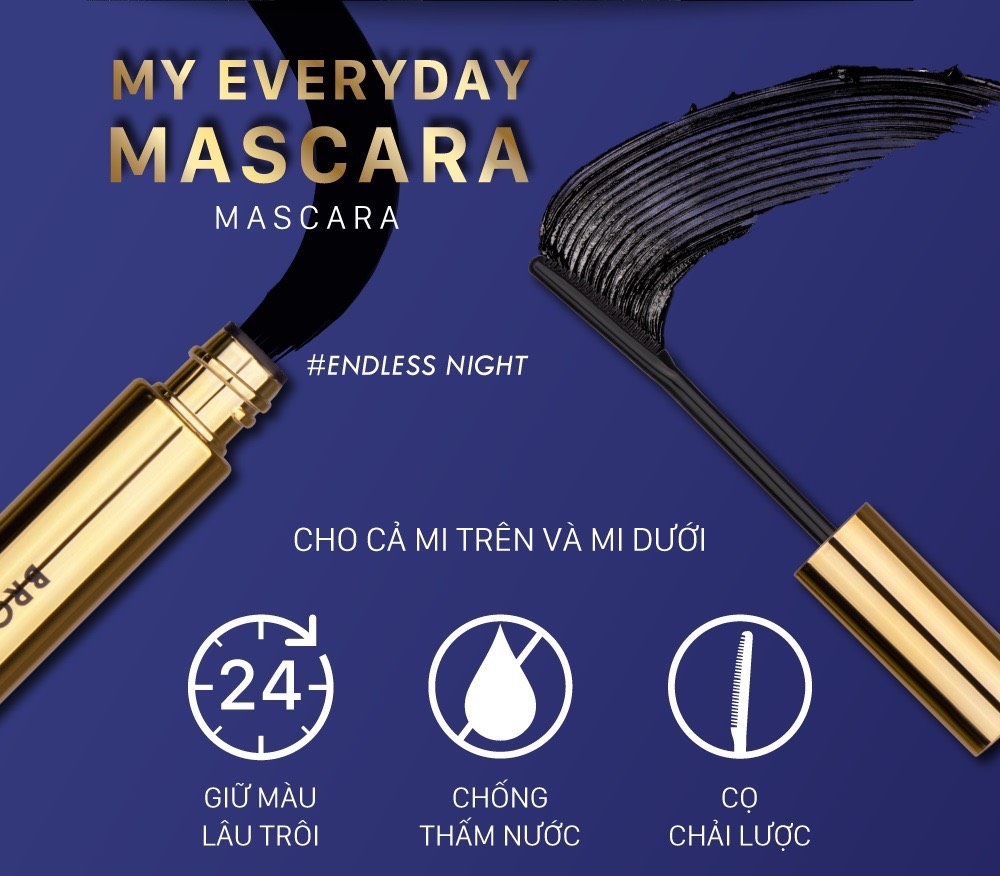 Chuốt Mi  Browit By Nongchat My Everyday Endless Night Mascara