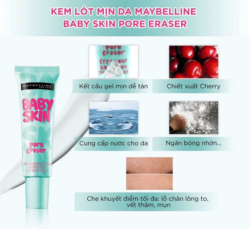 Kem Lót Maybelline Baby Skin Pore Eraser