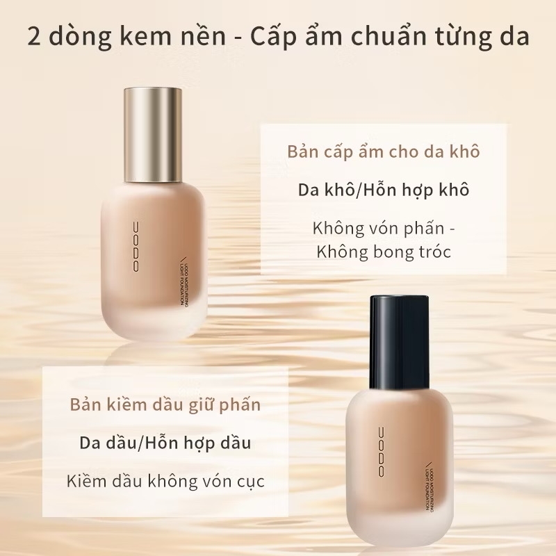 Kem Nền Kiểm Soát Không Thấm Nước  Dầu Uodo Veil Matte Lasting 30ml