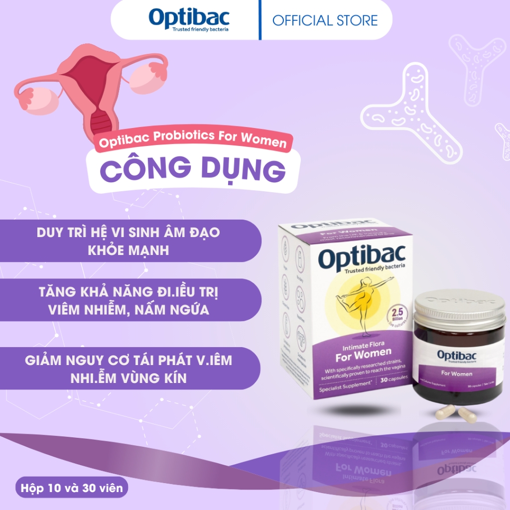 Viên Uống Men vi sinh OptiBac Probiotics