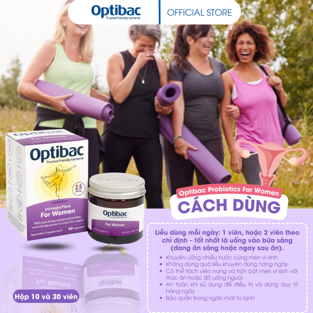 Viên Uống Men vi sinh OptiBac Probiotics