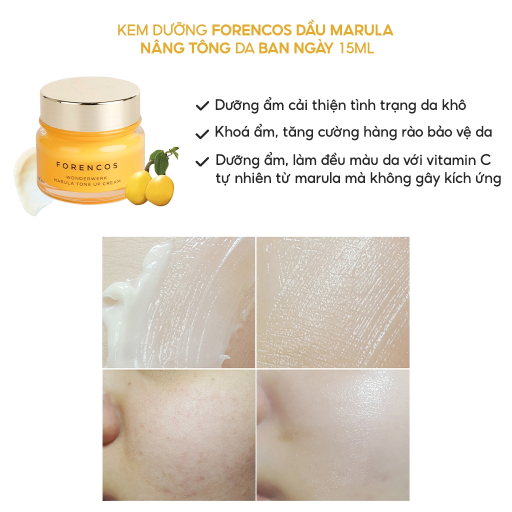 Kem Dưỡng Trắng Sáng Da Chuyên Sâu  Forencos Wonderwerk Marula Cream