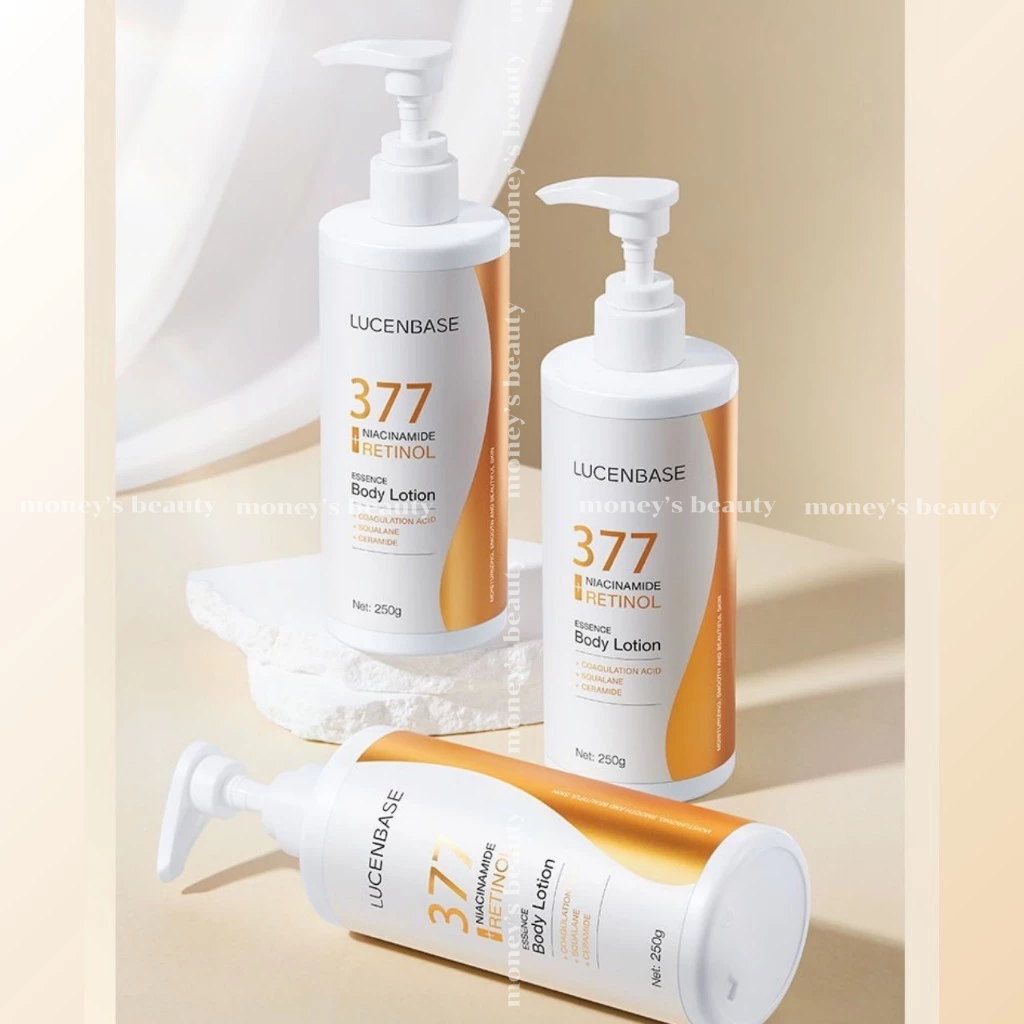 Dưỡng Thể Lucenbase 377 Niacinamide Retinol Essence Body Lotion