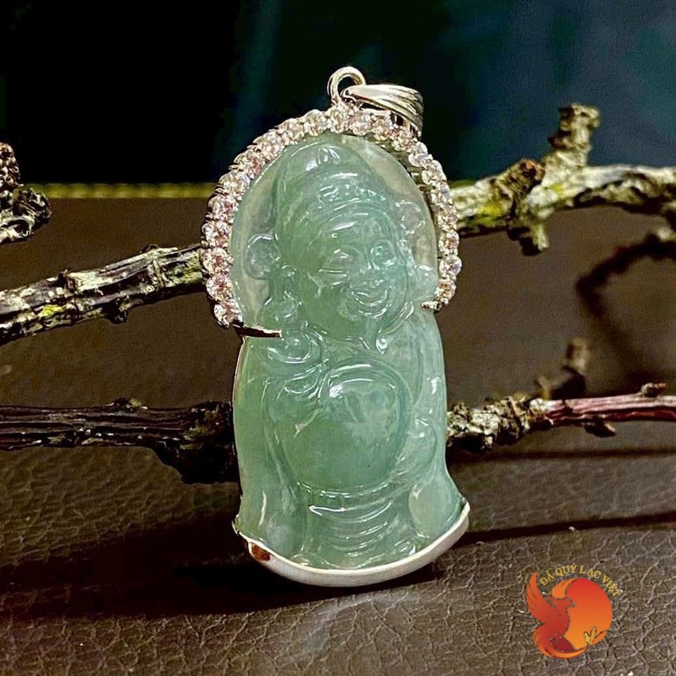 Mặt dây Thần Tài Ngọc Phỉ Thuý