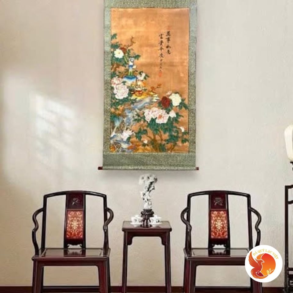 Tranh Vẽ Từ Ngọc Quý - Vạn Sự Như Ý - Phú Quý Cát Tường