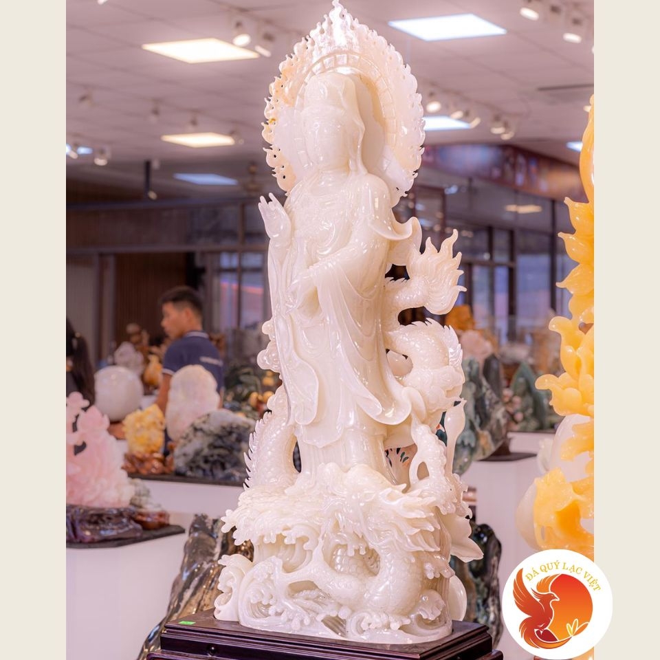 Tượng Đá Quý Phật Bà Quan Thế Âm Đứng