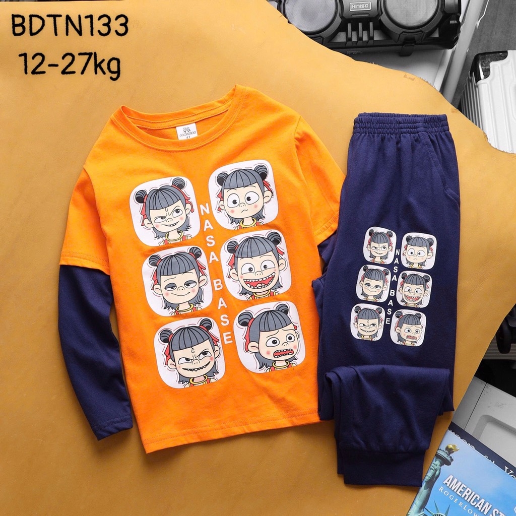 BỘ DÀI THUN COTTON XUẤT DƯ BÉ TRAI