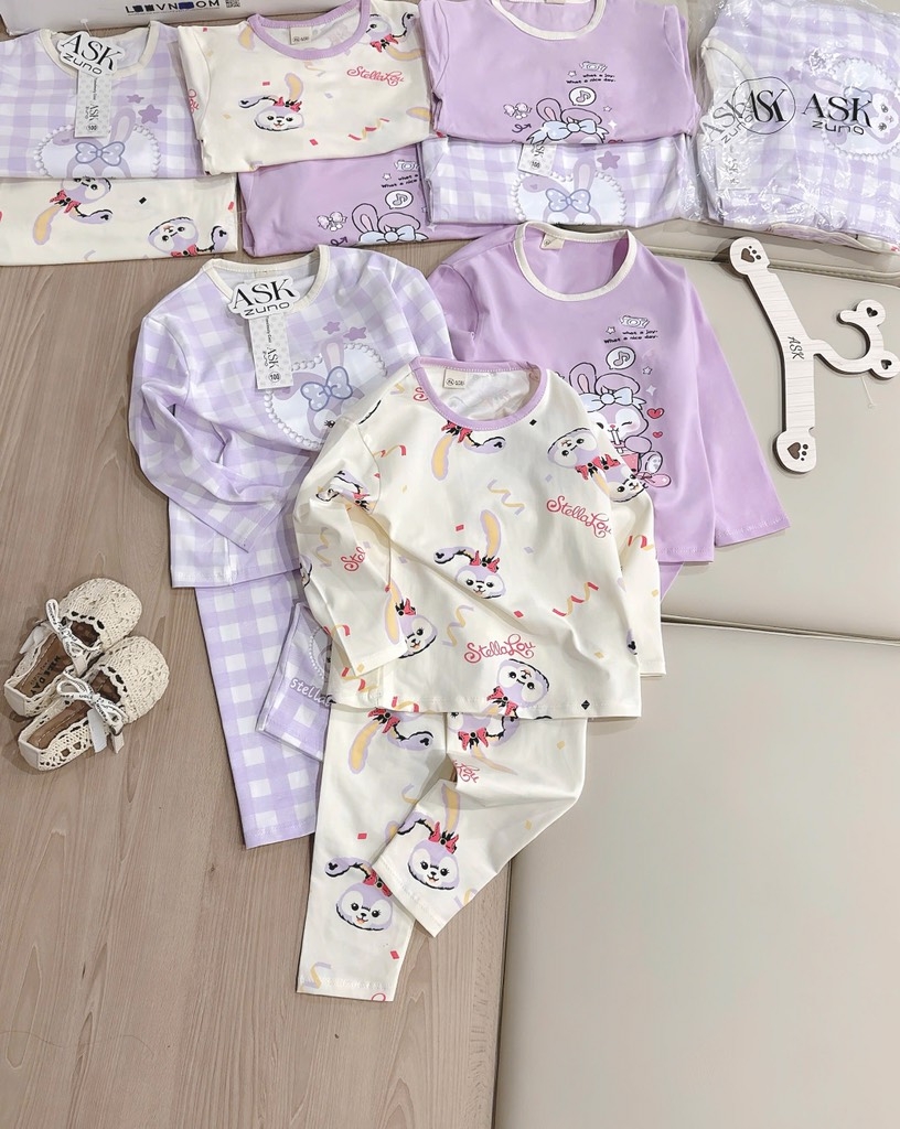 SET 3 BỘ DÀI STELLA LU TONE BE TÍM BÉ GÁI