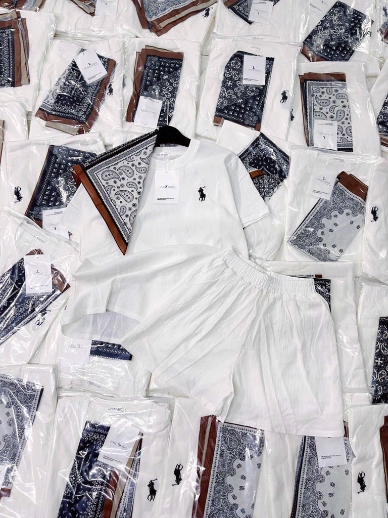 SET BỘ NỮ THÊU NGỰA KÈM KHĂN NỮ