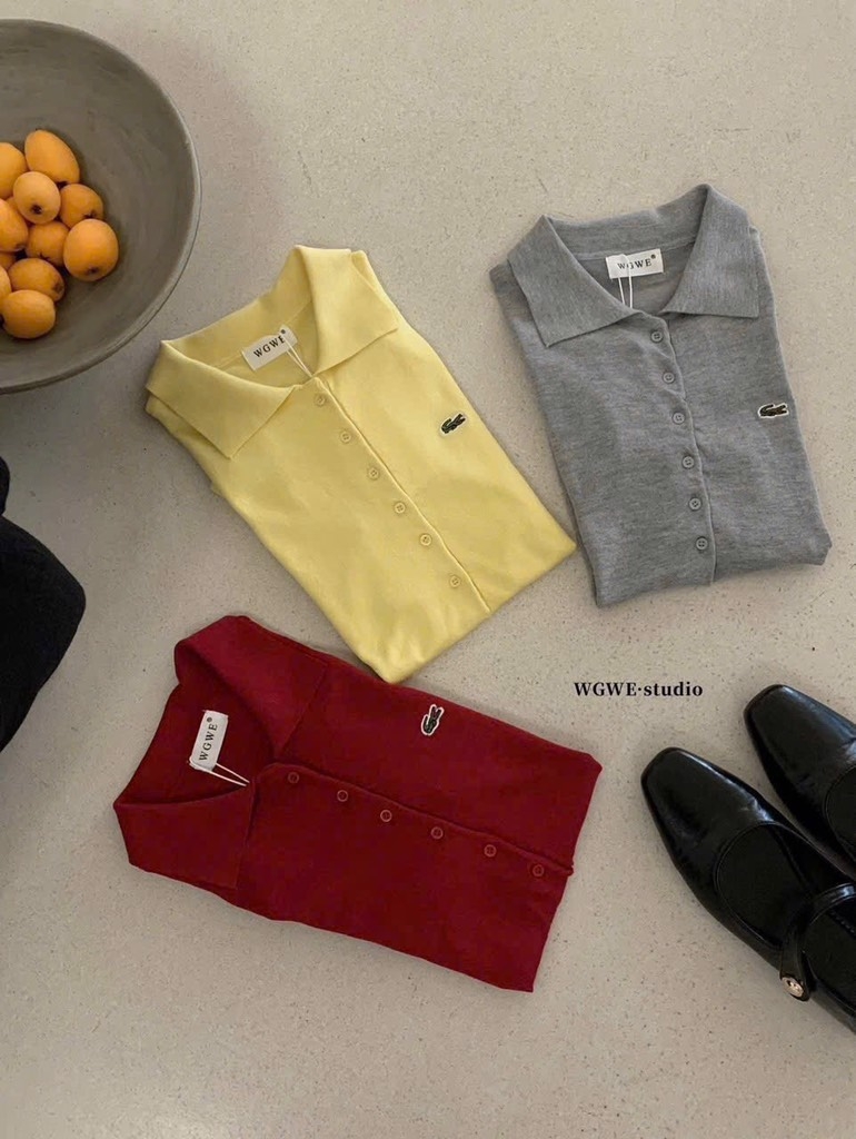 ÁO POLO CÁ XẤU NHIỀU MÀU NỮ