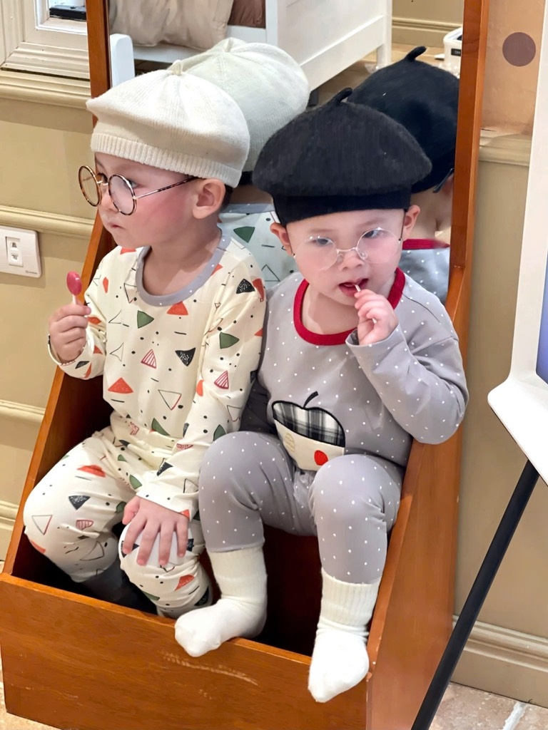 SET 2 BỘ DÀI TAM GIÁC HOMEWEAR BÉ TRAI