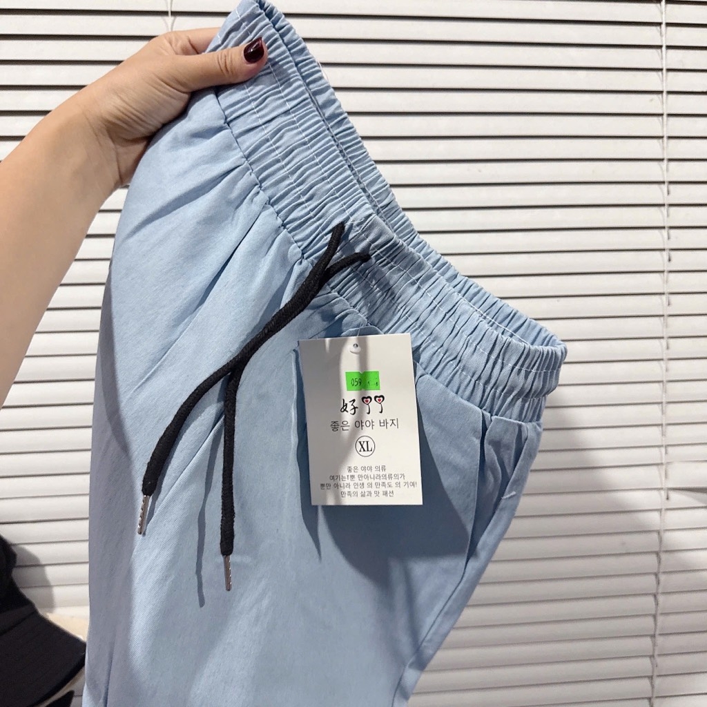 QUẦN BÒ GIẤY ỐNG SUÔNG 2 MÀU NỮ