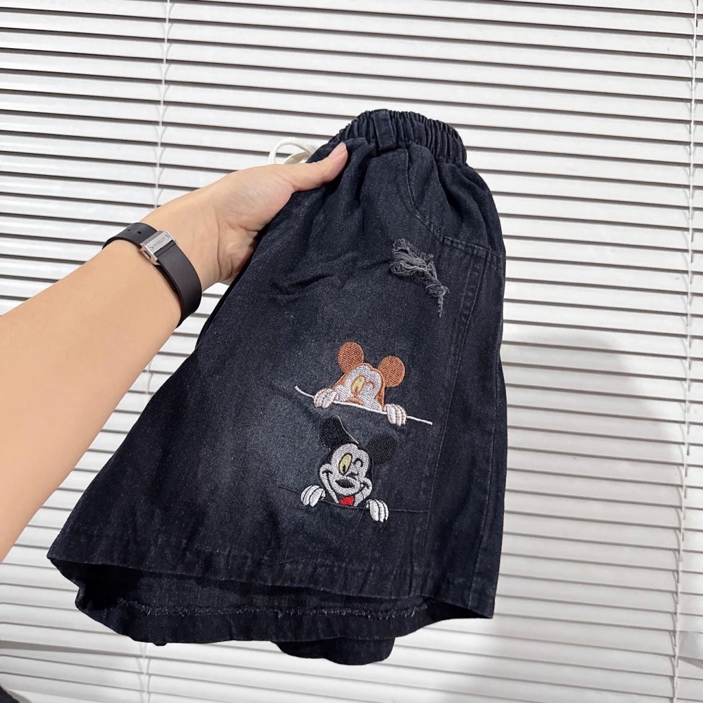 SET ÁO THUN GIẤY MICKEY KÈM QUẦN ĐÙI NỮ