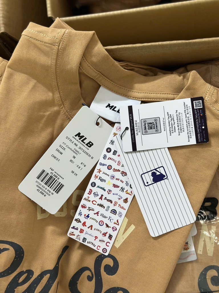 ÁO COTTON M-L.B CHÍNH HÃNG NÂU NỮ