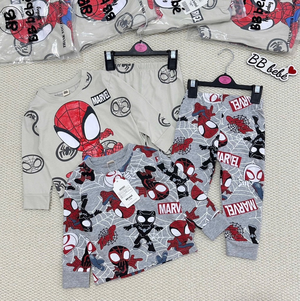 SET 2 BỘ DÀI SIÊU NHÂN NHỆN BÉ TRAI SẴN