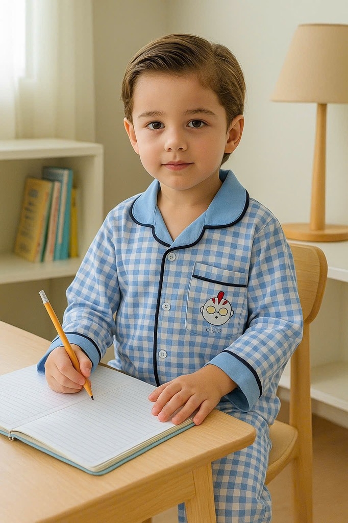 SET 2 BỘ ĐŨI DÀI PIZAMA 2 MÀU BÉ TRAI BÉ GÁI