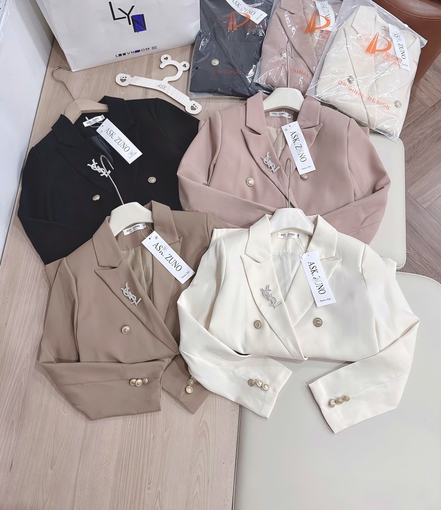 ÁO BLAZER YSL NHIỀU MÀU NỮ THU ĐÔNG