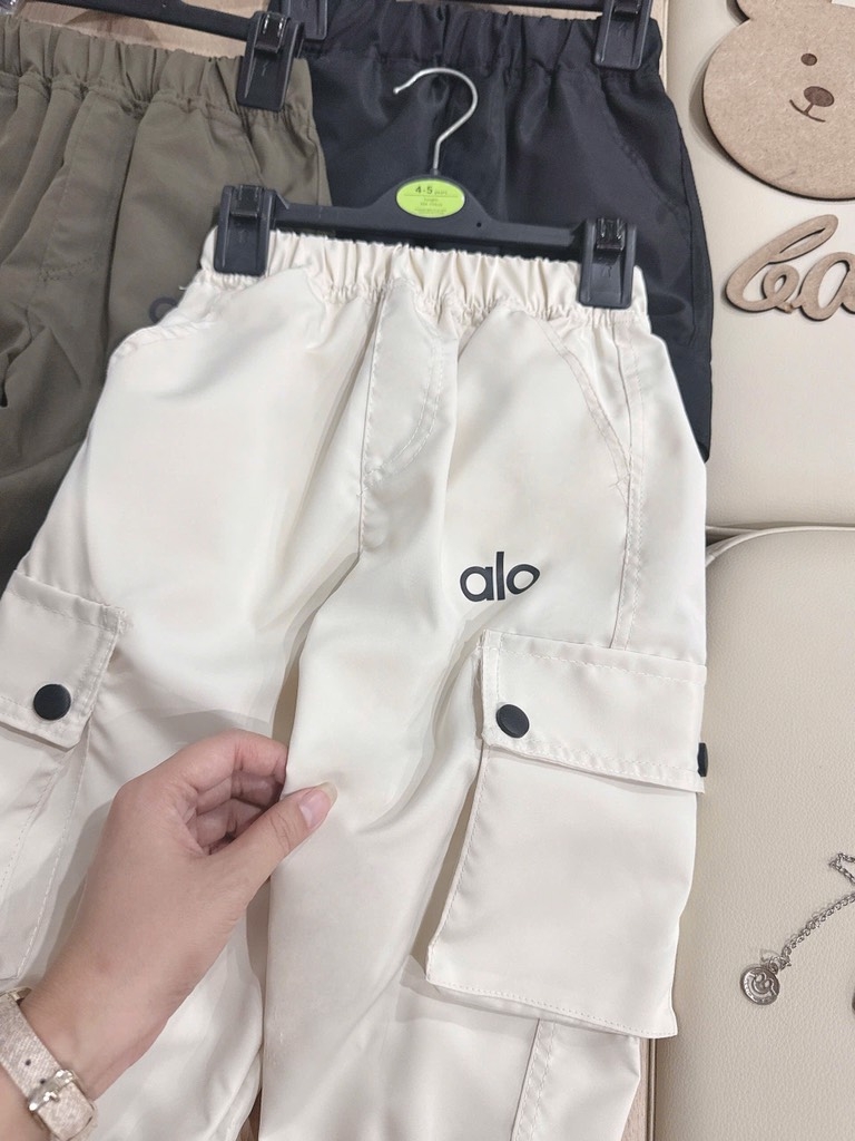 SÉT 3 QUẦN NỈ GIÓ TÚI HỘP ALO BÉ TRAI