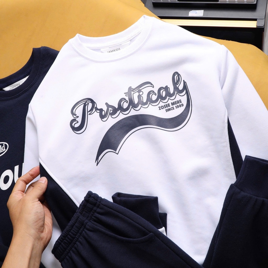 BỘ DÀI NỈ COURAGE PRACTICAL PHỐI MÀU BÉ TRAI SIZE ĐẠI