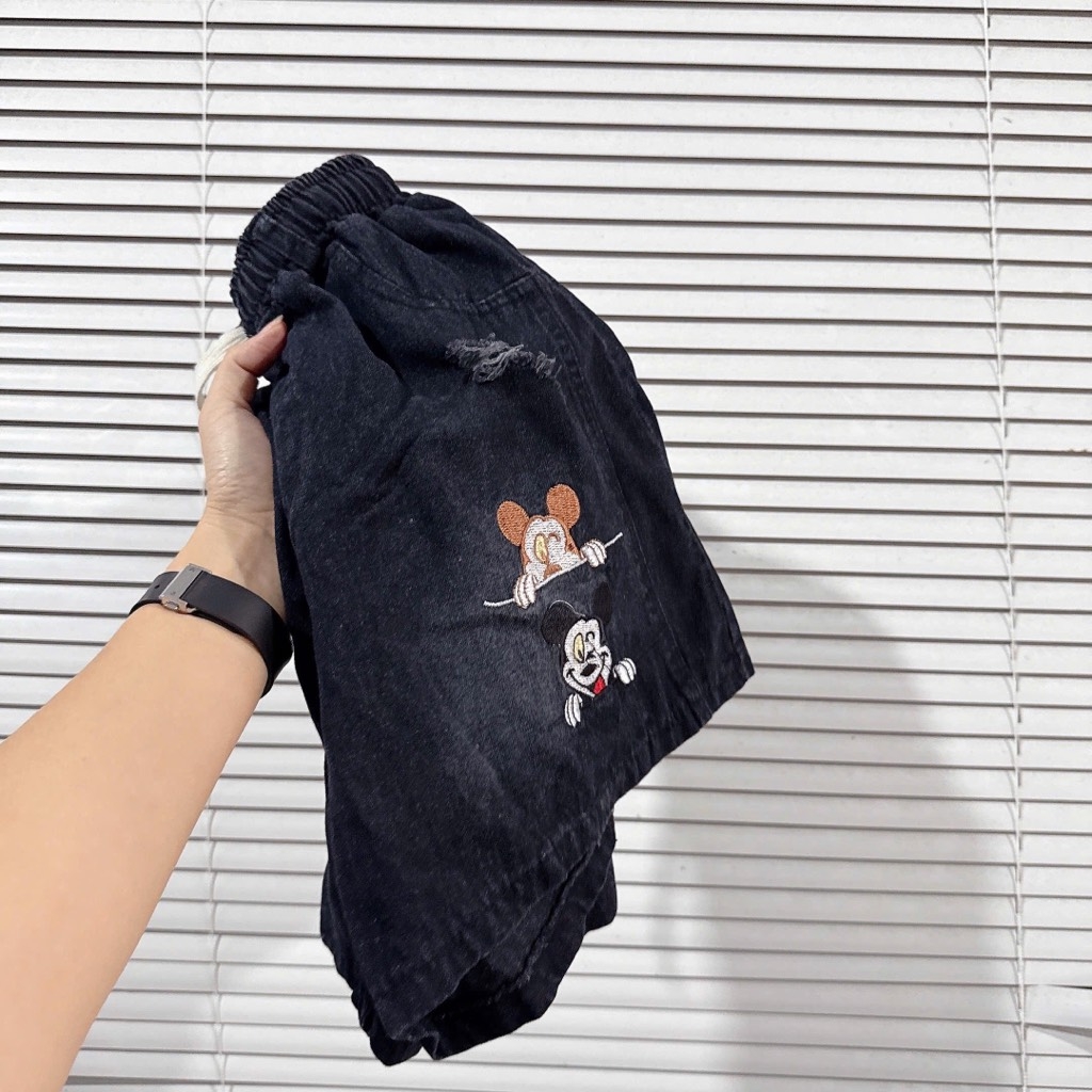 SET ÁO THUN GIẤY MICKEY KÈM QUẦN ĐÙI NỮ