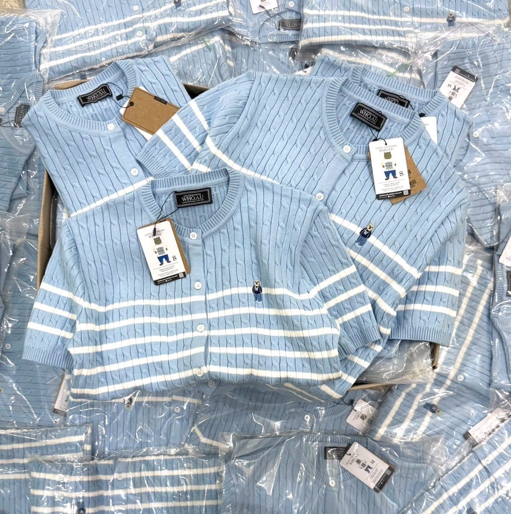 LEN CDG KẺ XANH CỌC TAY