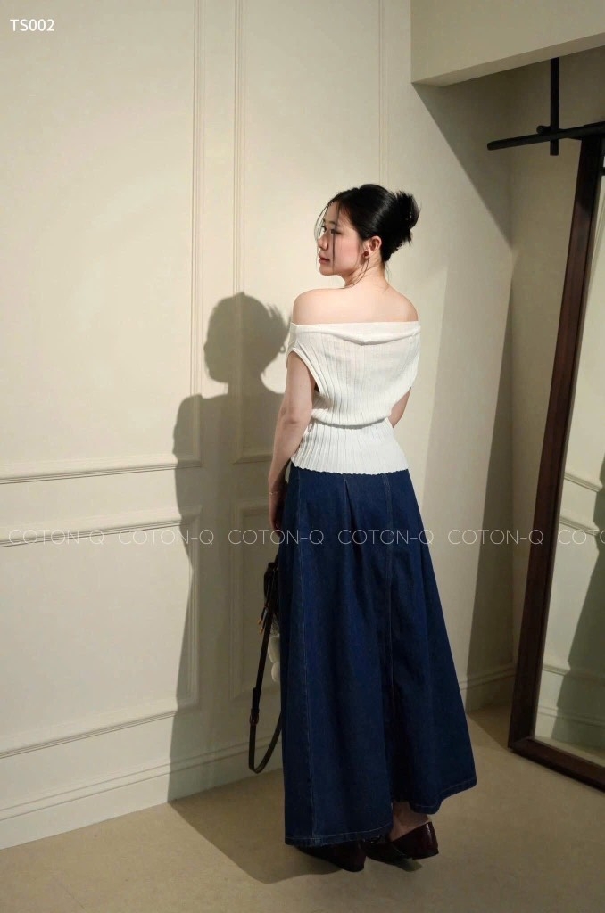 VÁY BÒ NỮ DÁNG DÀI