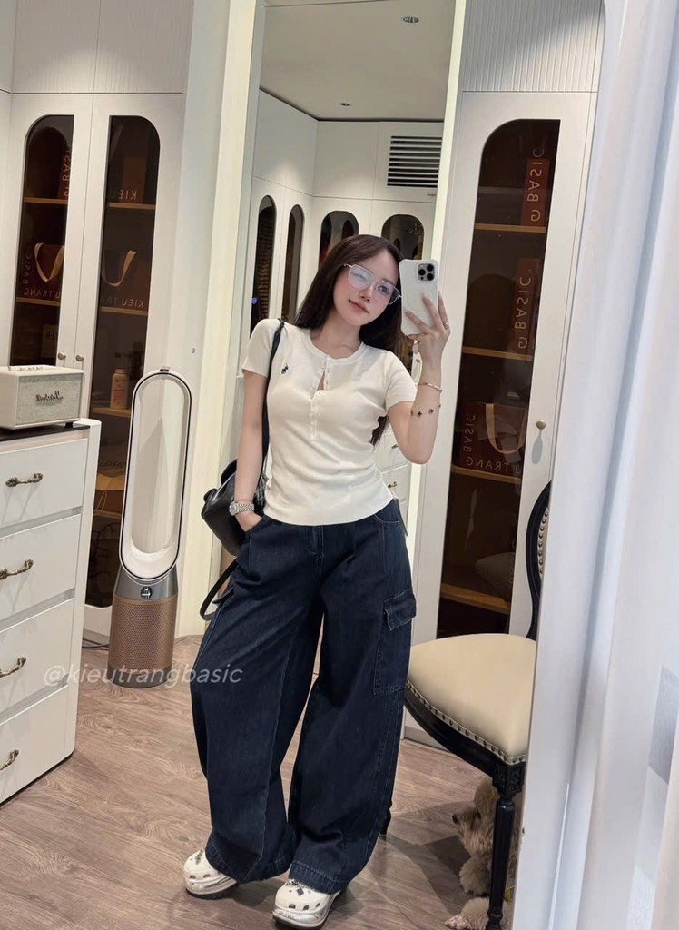 SET ÁO PHÔNG MIX QUẦN JEAN SIÊU HOT NỮ