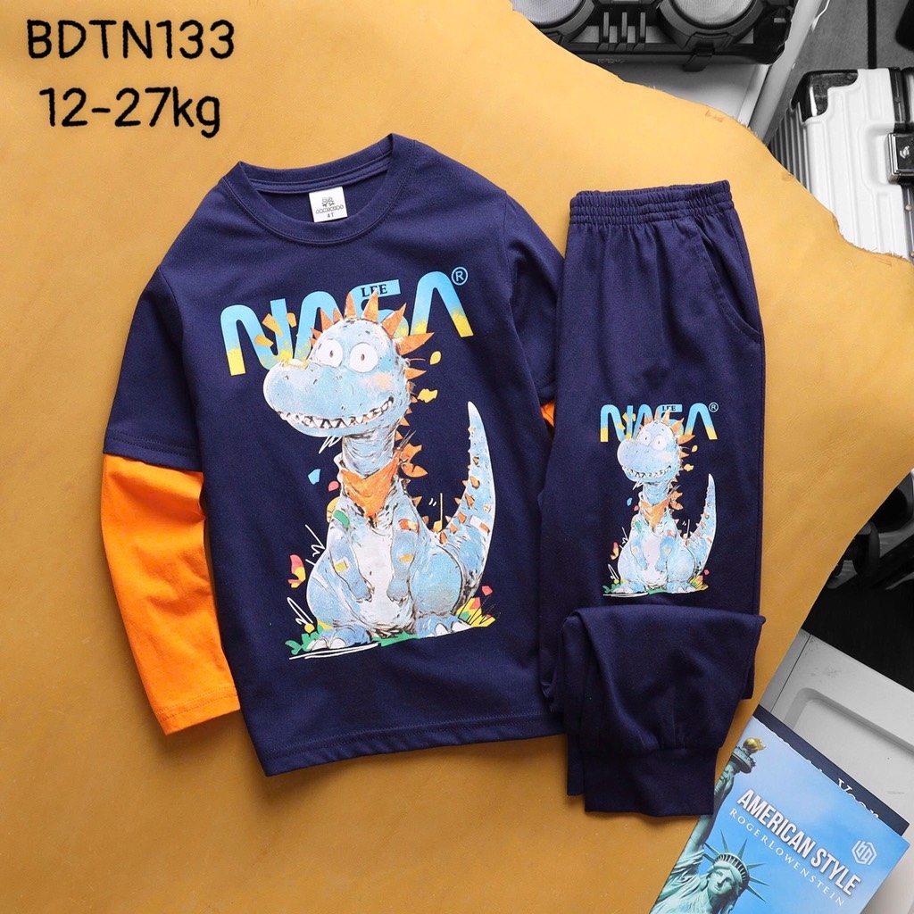 BỘ DÀI THUN COTTON XUẤT DƯ BÉ TRAI